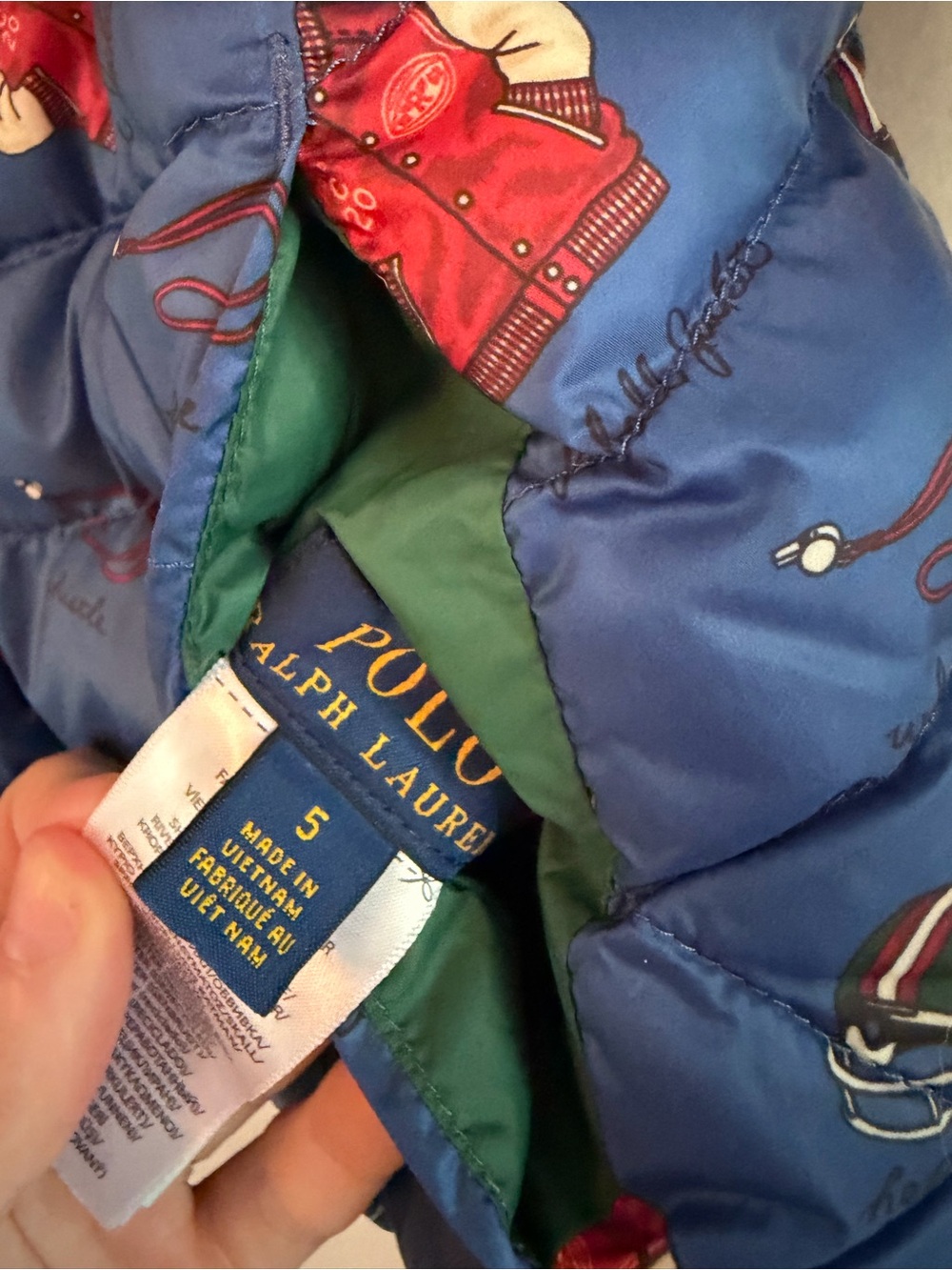 Polo Ralph Lauren Football Reversible P-Layer Thermoplume Jacket - Picture 3 of 4